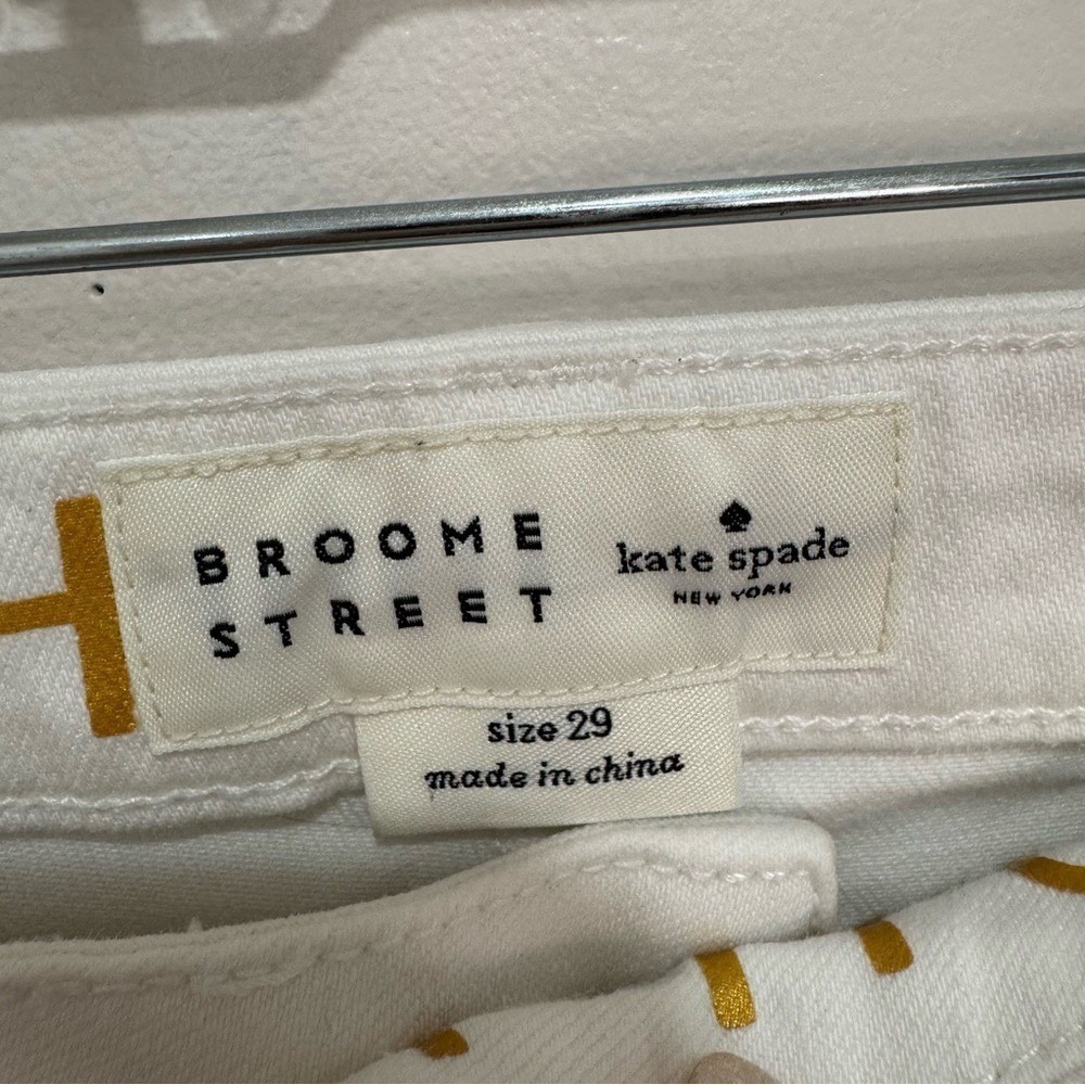 KATE SPADE Broome Street Play Hooky Skinny Jeans 29 - Picture 9 of 9